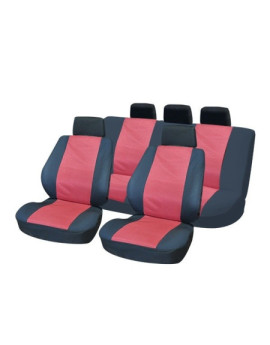 huse scaune auto compatibile OPEL Astra G 1998-2004 - Culoare: negru + rosu