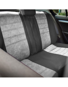 Huse scaune auto compatibile SKODA Fabia II 2007-2014 - Diamond - Culoare: negru + gri