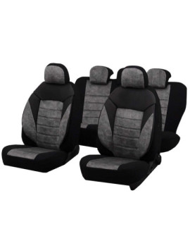 Huse auto SKODA Fabia II 2007-2014 - Diamond - Culoare: negru + gri