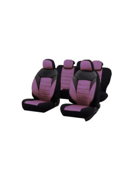 Huse auto SKODA Fabia II 2007-2014 - Diamond - Culoare: negru + mov