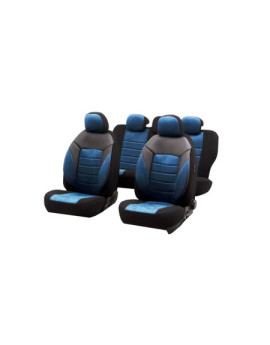 Huse auto SKODA Fabia II 2007-2014 - Diamond - Culoare: negru + albastru