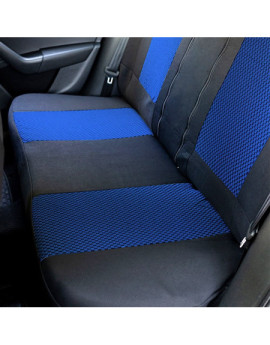 Huse scaune auto SEAT Leon II 2005-2012 - City - Culoare: negru + albastru