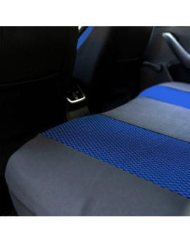Huse auto SEAT Leon II 2005-2012 - City - Culoare: negru + albastru