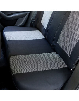 Huse auto VW Bora 1999-2006 - City - Culoare: negru + gri