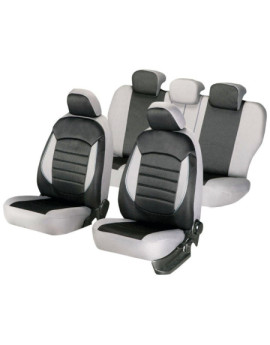 Huse auto SKODA Fabia II 2007-2014 - Urban - Culoare: negru + gri