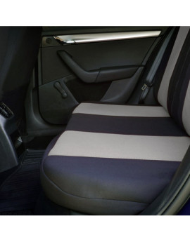 Huse scaune auto SKODA Fabia II 2007-2014 - Urban - Culoare: negru + gri