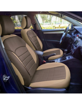 Huse scaune auto compatibile SKODA Fabia II 2007-2014 - Urban - Culoare: gri + bej