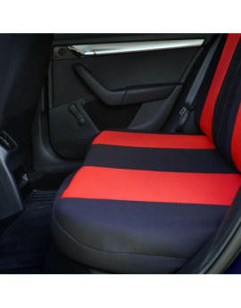 Huse scaune auto OPEL Astra H 2004-2014 - Urban - Culoare: negru + rosu