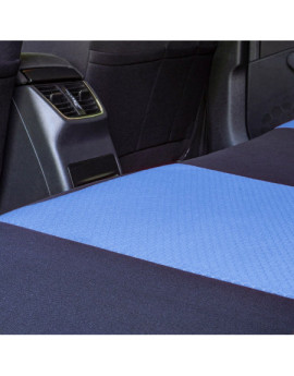 Huse auto SKODA Fabia II 2007-2014 - Urban - Culoare: negru + albastru