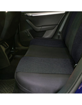 Huse scaune auto SKODA Fabia II 2007-2014 - Racing - Culoare: negru + rosu