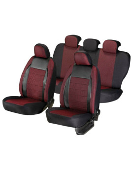 Huse auto SUZUKI Vitara IV 2015-prezent (5 usi) - Elegance - Culoare: negru + rosu