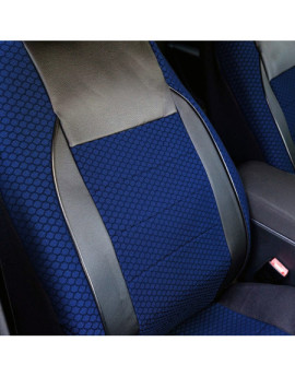 Huse scaune auto compatibile SUZUKI Vitara IV 2015-prezent (5 usi) - Elegance - Culoare: negru + albastru