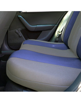 Huse auto SKODA Fabia II 2007-2014 - Dynamic - Culoare: gri + albastru