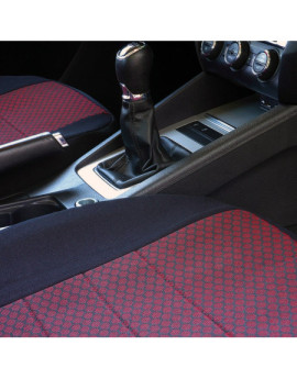 Huse scaune auto AUDI A3 (8L) 1996-2003 - Dynamic - Culoare: negru + rosu