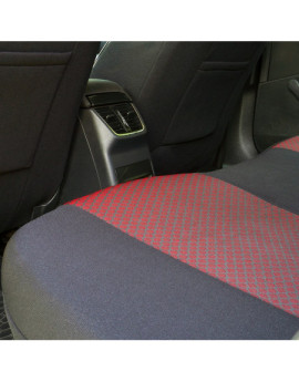 Huse auto AUDI A3 (8L) 1996-2003 - Dynamic - Culoare: negru + rosu