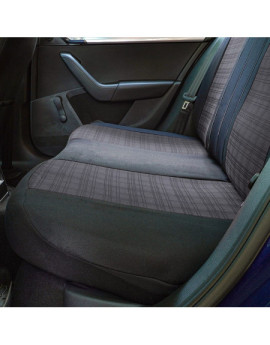 Huse scaune auto SKODA Fabia II 2007-2014 - Luxury - Culoare: negru + gri