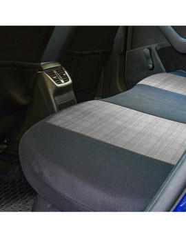Huse auto SKODA Fabia II 2007-2014 - Luxury - Culoare: negru + gri