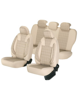 Huse auto SKODA Fabia II 2007-2014 - Luxury - Culoare: bej