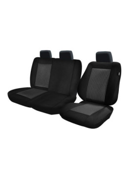 Set huse scaune auto fata (2+1) FIAT Scudo II 2006-2016 - autoutilitare - Standard Line - Culoare: negru