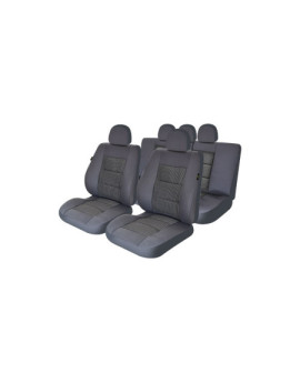 Set huse scaune auto compatibile SKODA Fabia II 2007-2014 - Premium Lux - Culoare: gri