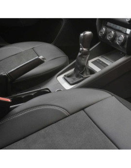 Huse scaune auto SKODA Fabia II 2007-2014 - Exclusive Leather Lux - Culoare: negru