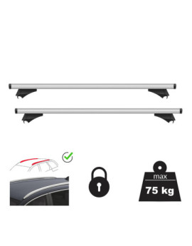 Set bare transversale AUDI A4 B9 2016-2025 Combi - 120 cm - Aluminiu