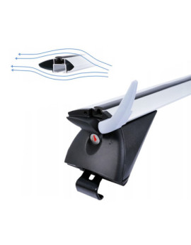 Bare transversale portbagaj AUDI A3 (8V) 2013-2020 Sportback - 120 cm - Aluminiu