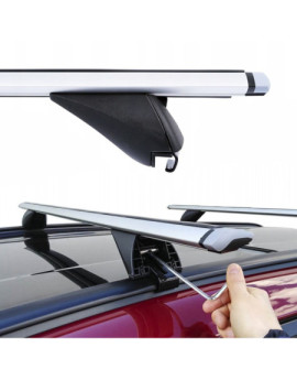 Bare portbagaj cu cheie TOYOTA Yaris Cross (AC200) 2023-prezent - 120 cm - Aluminiu