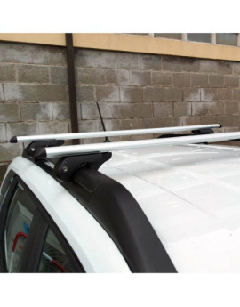 Bare portbagaj cu antifurt VOLVO XC70 III (P24) 2007-2016 - Aluminiu - 135 cm - MENABO BRIO XL