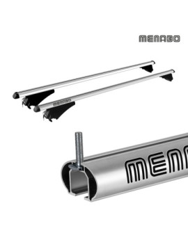Bare transversale portbagaj VOLKSWAGEN Touareg III (CR) (pre-facelift) 2018-2023 - Aluminiu - 135 cm - MENABO TIGER Silver XL