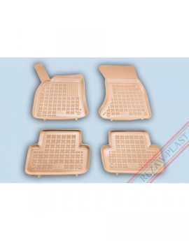 Covoare cauciuc AUDI A5 I 2007-2016 Sportback - tip tavita - bej - REZAW PLAST