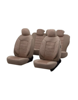 huse scaune auto compatibile SEAT Leon II 2005-2012 - Culoare: bej