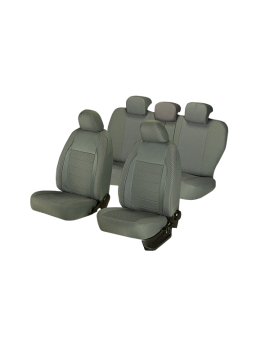 huse scaune auto compatibile DACIA Duster I 2010-2017 - Culoare: gri