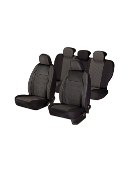 huse scaune auto compatibile AUDI A4 B6 2000-2006 - Culoare: negru