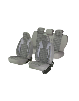 huse scaune auto compatibile SEAT Leon II 2005-2012 - Culoare: gri